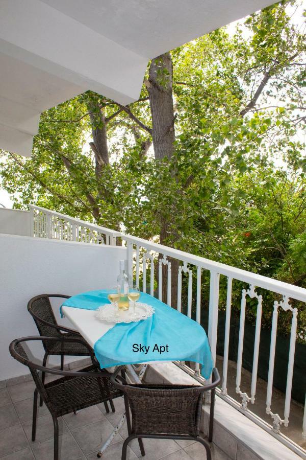 Aello Sea-Seafront Apartments Skála Foúrkas Zewnętrze zdjęcie